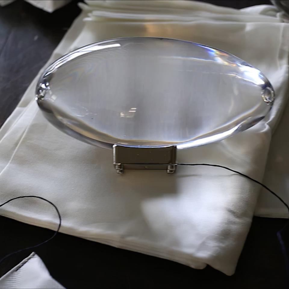 Solarece Lampe de Table en Cristal Minimaliste