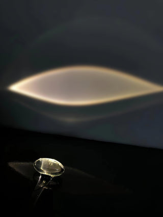Solarece Lampe de Table en Cristal Minimaliste