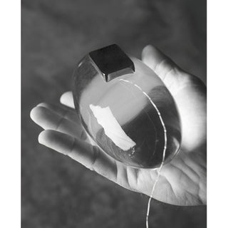 Solarece Lampe de Table en Cristal Minimaliste