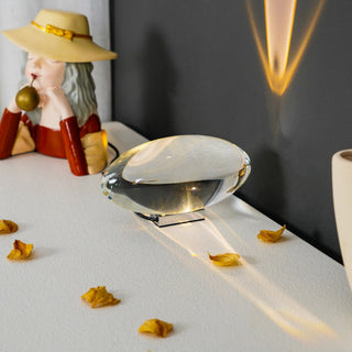 Solarece Lampe de Table en Cristal Minimaliste
