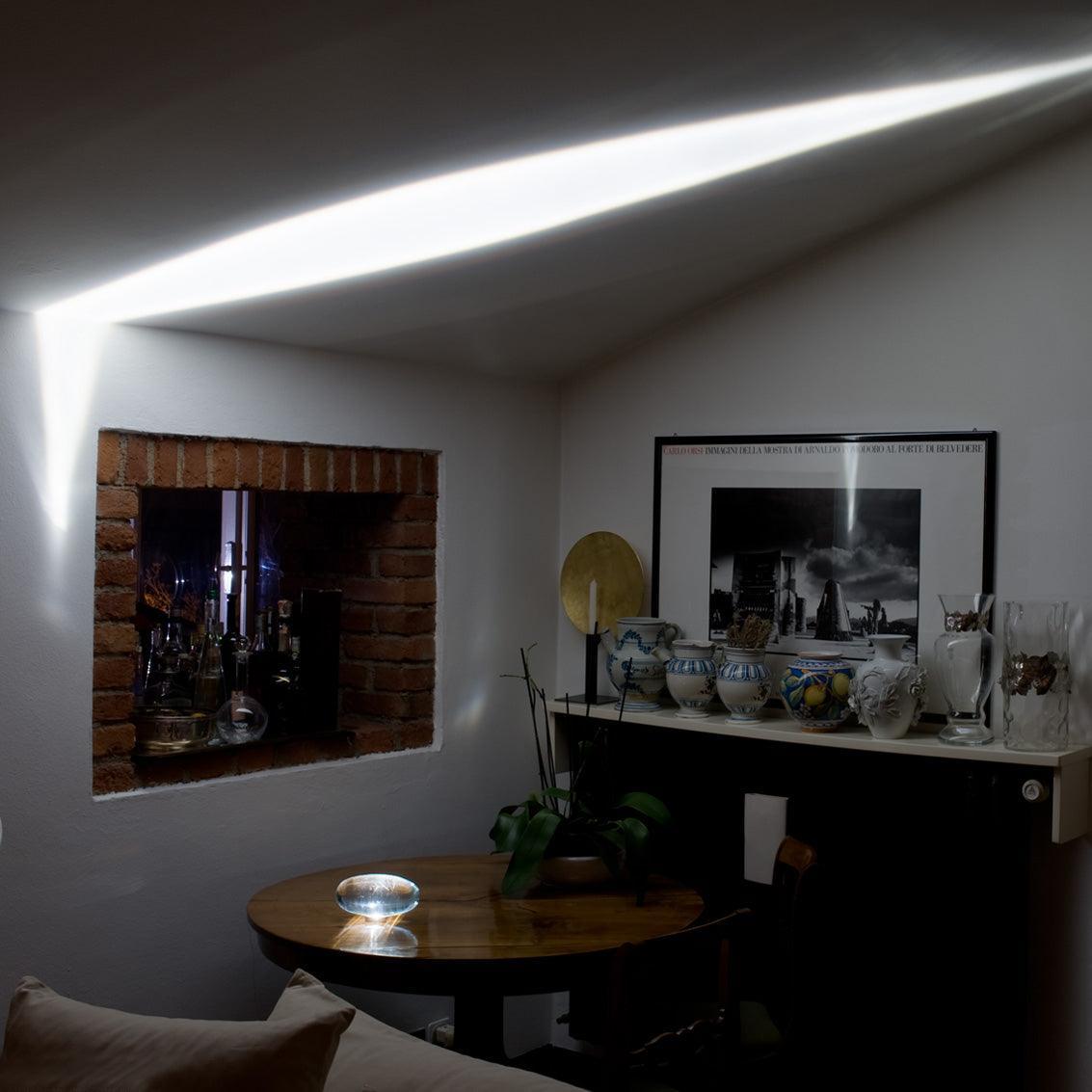 Solarece Lampe de Table en Cristal Minimaliste