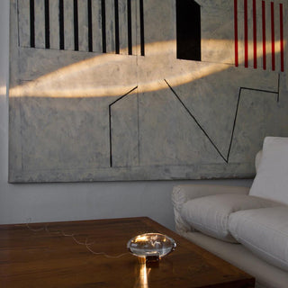Solarece Lampe de Table en Cristal Minimaliste