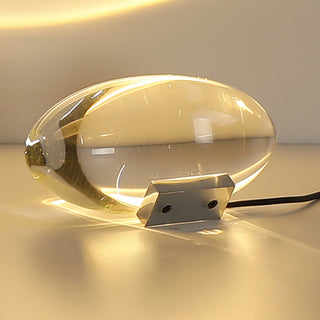 Solarece Lampe de Table en Cristal Minimaliste