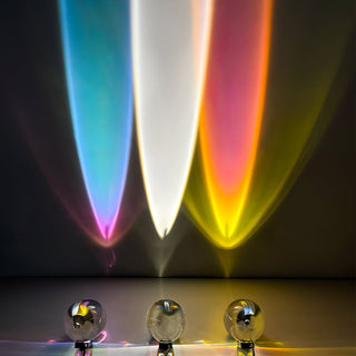 Solarece Lampe de Table en Cristal Minimaliste