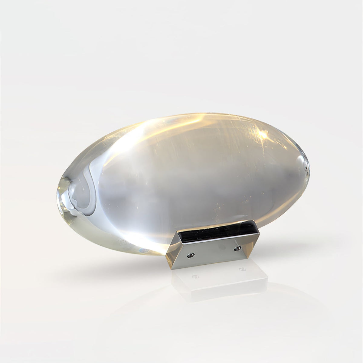 Solarece Lampe de Table en Cristal Minimaliste