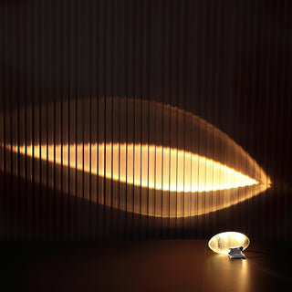 Solarece Lampe de Table en Cristal Minimaliste