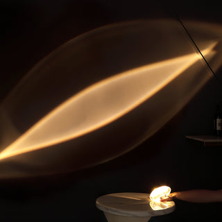 Solarece Lampe de Table en Cristal Minimaliste