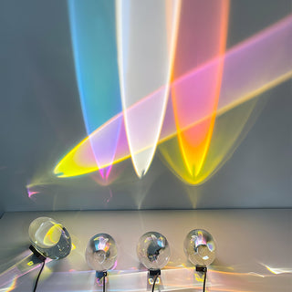 Solarece Lampe de Table en Cristal Minimaliste