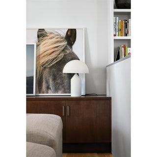 Mossie Lampe à Poser en Albâtre