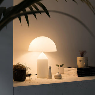Hesrin Lampe de Table Artistique en Verre