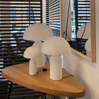 Hesrin Lampe de Table Artistique en Verre