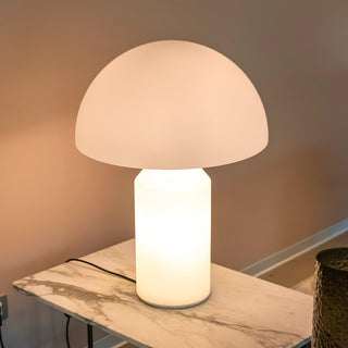 Hesrin Lampe de Table Artistique en Verre