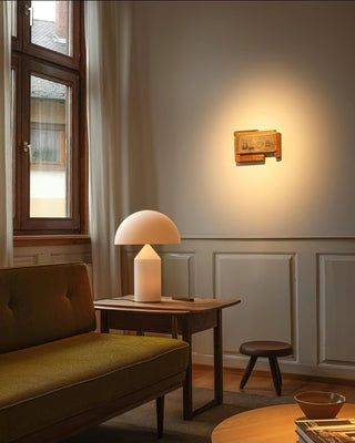 Hesrin Lampe de Table Artistique en Verre