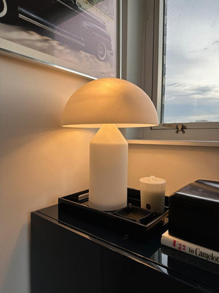 Hesrin Lampe de Table Artistique en Verre