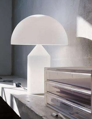 Hesrin Lampe de Table Artistique en Verre