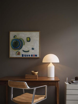 Hesrin Lampe de Table Artistique en Verre