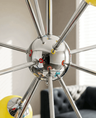 Atomic Sputnik Chandelier-Neutral Decor