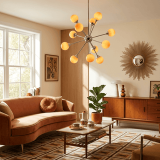 Atomic Sputnik Chandelier-Neutral Decor