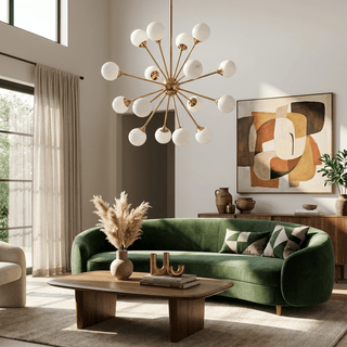 Atomic Sputnik Chandelier-Neutral Decor
