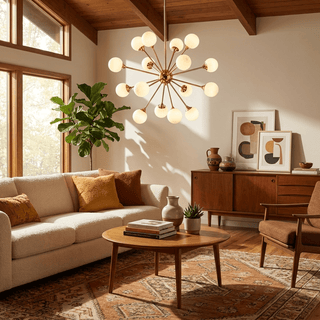 Atomic Sputnik Chandelier-Neutral Decor