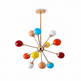 Atomic Sputnik Chandelier-Neutral Decor