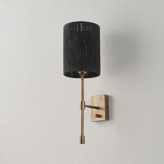 Eirikuvyo Moderne Minimaliste Métal Tissu Applique Murale