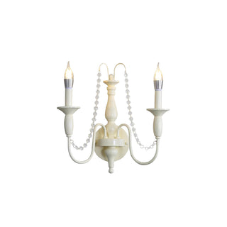 Jarnbruvys Traditionnel Bougie Métal Cristal Applique Murale
