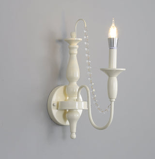 Jarnbruvys Traditionnel Bougie Métal Cristal Applique Murale
