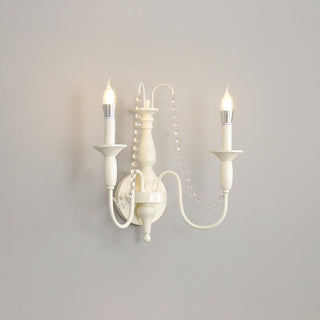 Jarnbruvys Traditionnel Bougie Métal Cristal Applique Murale