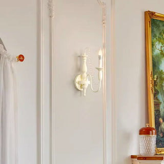 Jarnbruvys Traditionnel Bougie Métal Cristal Applique Murale