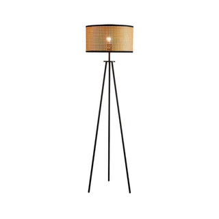 Trio Vintage Bamboo Floor Lamp-Neutral Decor