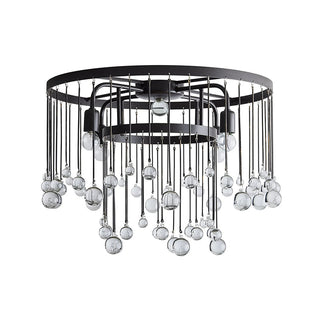 Fljotuvyo Postmodern Luxe Laiton Cristal Montage Encastré Plafonnier