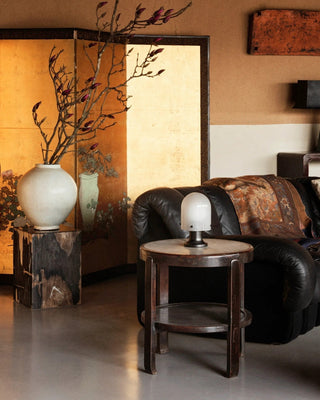 Aura Fluted Table Lamp-Neutral Decor