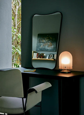 Aura Fluted Table Lamp-Neutral Decor