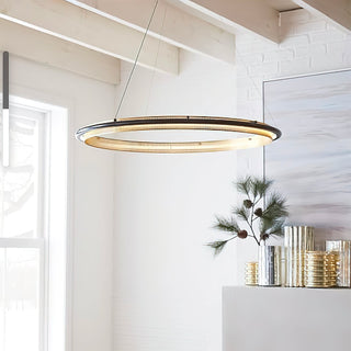 Himinuvyo Moderne Minimaliste LED Acrylique Métal Lustre