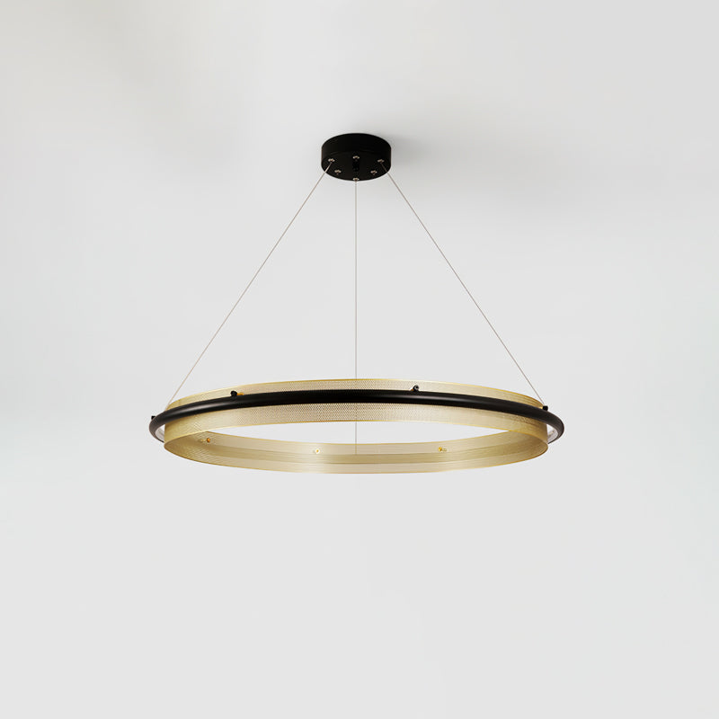 Himinuvyo Moderne Minimaliste LED Acrylique Métal Lustre