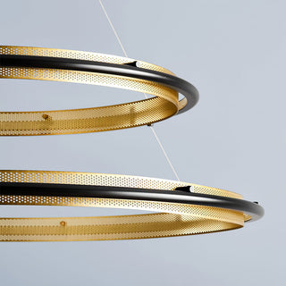 Himinuvyo Moderne Minimaliste LED Acrylique Métal Lustre