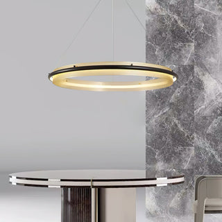 Himinuvyo Moderne Minimaliste LED Acrylique Métal Lustre