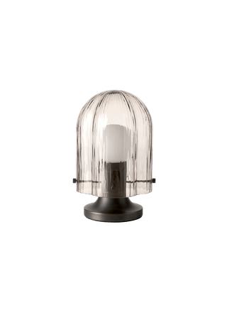 Aura Fluted Table Lamp-Neutral Decor