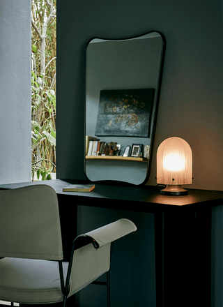 Aura Fluted Table Lamp-Neutral Decor