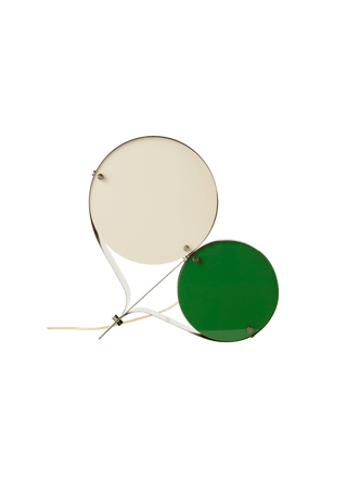 Duet Disc Table Lamp-Neutral Decor