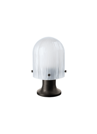 Aura Fluted Table Lamp-Neutral Decor