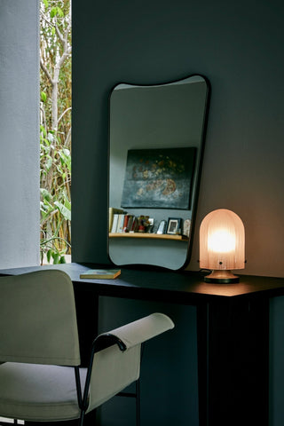 Aura Fluted Table Lamp-Neutral Decor