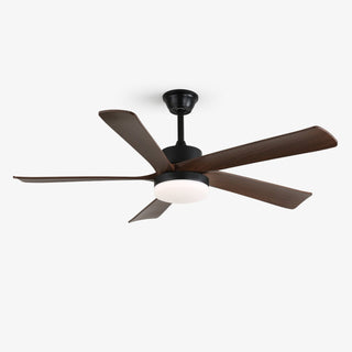 Eryndor Plafonnier Ventilateur Moderne en Bois