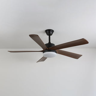 Eryndor Plafonnier Ventilateur Moderne en Bois