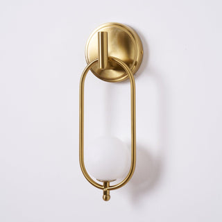 Cumirisra Moderne Minimaliste Laiton Verre Applique Lumière