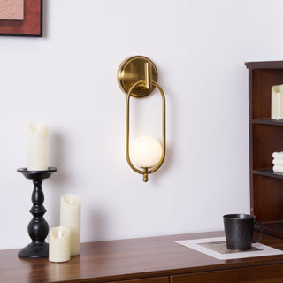 Cumirisra Moderne Minimaliste Laiton Verre Applique Lumière