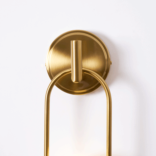 Cumirisra Moderne Minimaliste Laiton Verre Applique Lumière