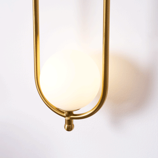 Cumirisra Moderne Minimaliste Laiton Verre Applique Lumière