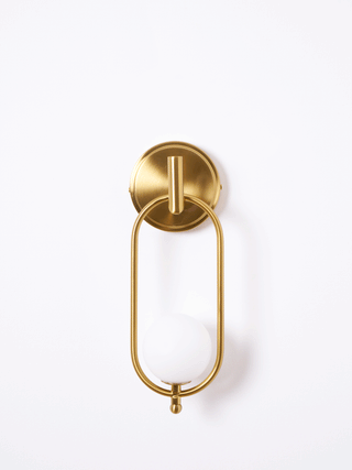 Cumirisra Moderne Minimaliste Laiton Verre Applique Lumière